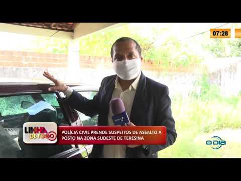 PoliÌcia Civil prende suspeitos de assalto a posto na zona sudeste de Teresina (27 05 20)
