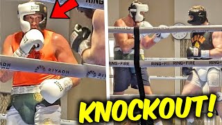 *LEAKED* TYSON FURY FULL SPARRING MINUTES BEFORE СUТ FOR USYK FIGHT *CANCELLED*!