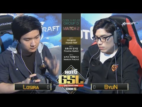 [2017 GSL Season 3]Code S Ro.32 Group D Match2 losira vs ByuN