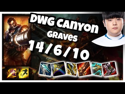Graves vs Taliyah DWG Canyon JUNGLE (14/6/10) - v10.25