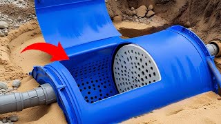 Download lagu I Made My Own Wastewater Filtration System At Home | How To Recycle PVC Pipes For Free | Super Easy mp3