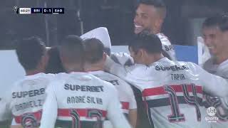O GOL QUE DEU A VITÓRIA AO SÃO PAULO NA ESTREIA DA SULAMERICANA