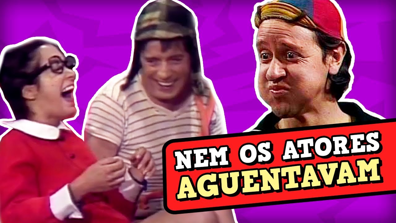 ATORES de CHAVES RINDO FORA de HORA!! 😂😂
