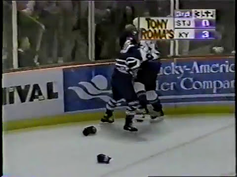 Terry Ryan vs Shawn Heins AHL Dec 11/99
