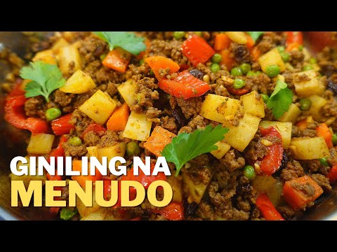 Giniling na Menudo | Ground Beef Menudo | Filipino Cuisine | Cooking Philippines