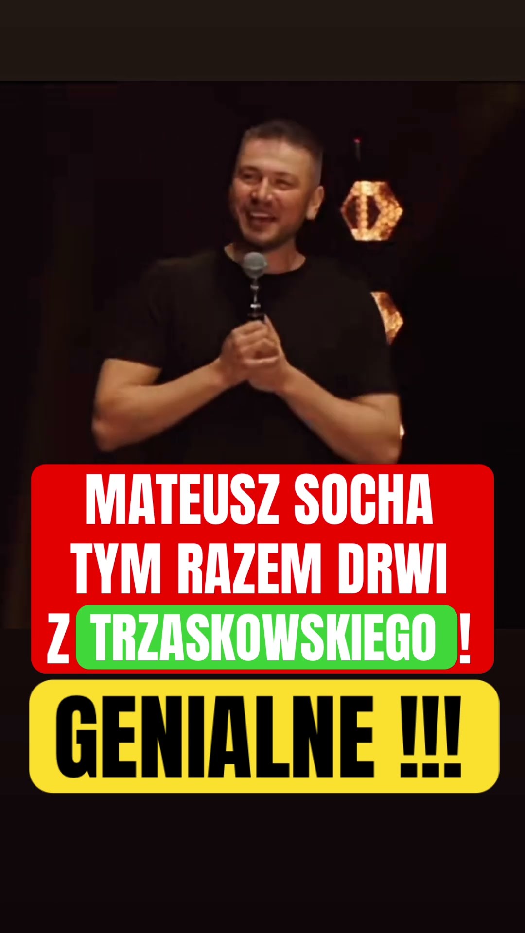 TRZASKOWSKI BYŁ U ŻURNALISTY! SKOMENTOWAŁ TO (A JAKŻE) GENIALNY KOMIK MATEUSZ SOCHA! #trzaskowski
