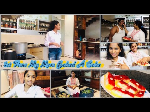 Mommy Baked Cake For The 1st Time?!||Dad Brought Much Mangoes From Our Farm?!||