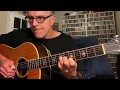 How to play Doc Watson's Weary Blues ( aka Worried Blues )