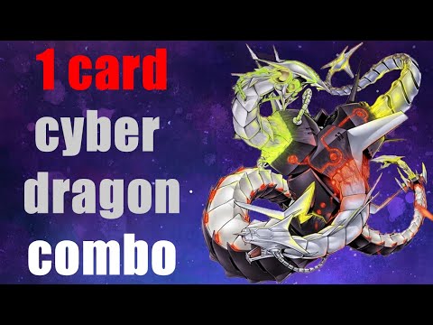 I've NEVER seen this line with JUST cyberdark realm! 1 card CYBER DRAGON combo yugioh