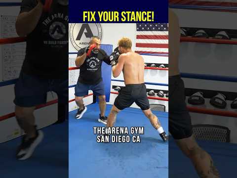 FIX Your Boxing Stance! #boxing #footwork #training #technique #boxeo