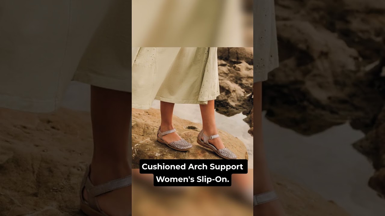 Watch Earth Bronnie Casual Slip-On Perforated Cushioned Arch Support Women's Slip-On video