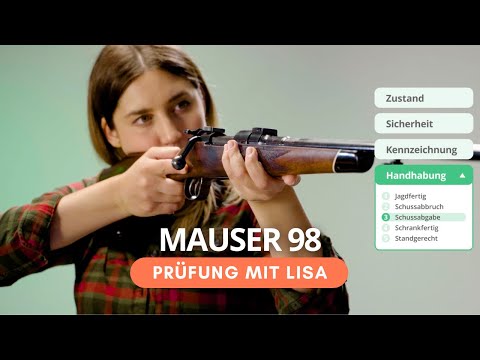 Weapon handling on the Mauser 98 (M98) system - Passing the practical hunting exam safely