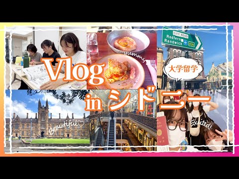 【オーストラリア留学Vlog】目白大生の留学ライフ｜留学前説明会✍、出発✈、ホームステイ、現地での準備👜、ランチタイム🥗、観光✨　#vlog