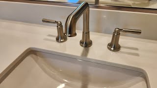 Delta Faucet Saylor 3 Hole Brushed Nickel Bathroom Faucet |QUICK OVERVIEW|