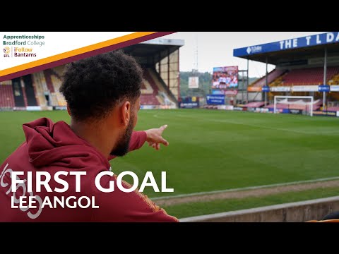 FIRST GOAL: Lee Angol looks back