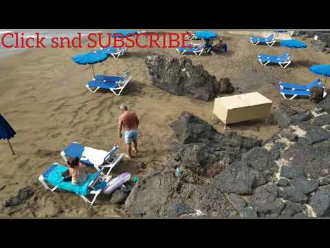 194  -  14/11/20 Puerto del Carmen Lanzarote Spain updates morning walk  (hightide) 🌴☁🌞🌊🚶