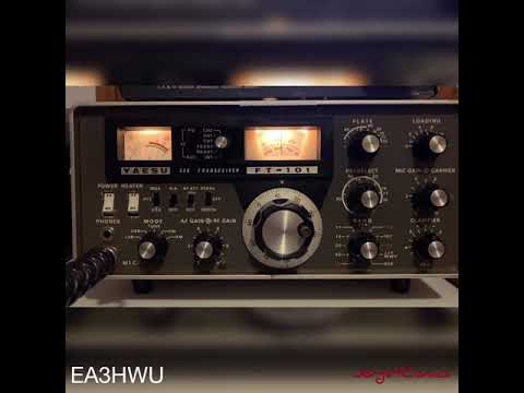 QSO Galicia-Tarragona con mi rockero YAESU FT-101