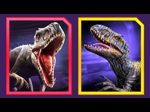 INDOMINUS REX Vs INDOMINUS REX GEN 2 - Jurassic World Alive