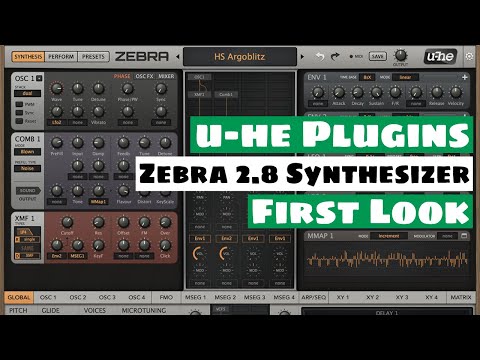 u-he Zebra 2.8 Modular SYNTHESIZER Update  - First Look!