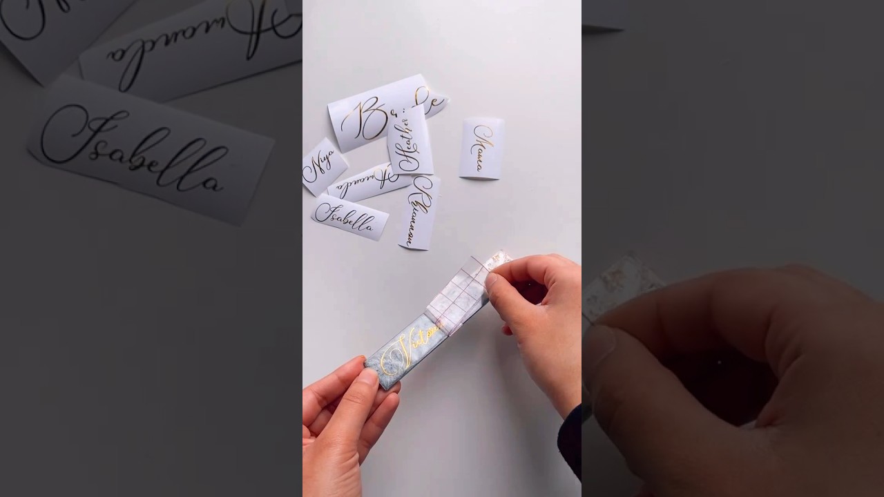 How to make Foil Vinyl decals | #asmr #vinyldecals #viralart #diy #resinart #vintage #vinyl