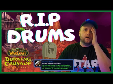 RIP Drums of Battle in Classic TBC! Tinnitus now added....