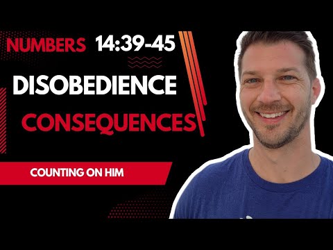 The Consequence of Disobedience - A Bible Study Numbers 14:39-45