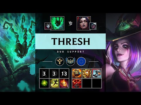 Thresh Support vs LeBlanc - EUW Challenger Patch 25.10