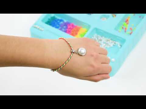 MAKE IT REAL Apyrankių gaminimo rinkinys „Vaivorykštė ir perlai“ video