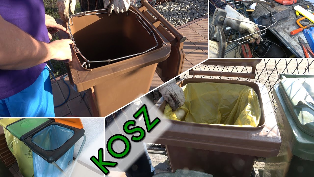 Kosz na śmieci 120 L. ulepszenie.