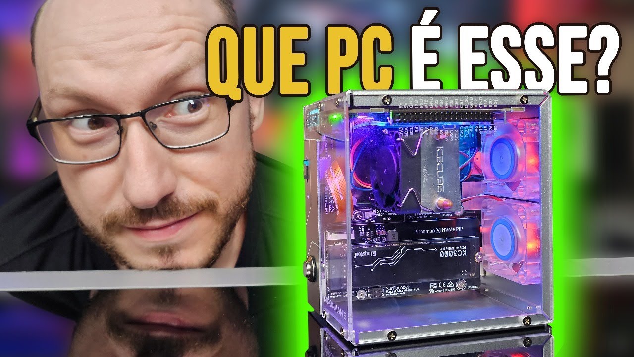 QUE PC É ESSE? Anabolizamos um Raspberry Pi 5 com um Pironman 5 (feat. @Diolinux )