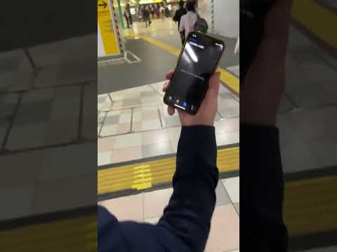 An old man caught secretly filming at Shinjuku Station