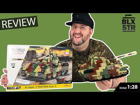 COBI makes it even better? COBI-2654 Pz.Kpfw. V PANTHER AUSF. A (Sd.Kfz.171) ▶️ REVIEW