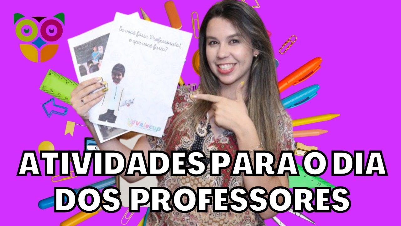 ATIVIDADE PARA O DIA DO PROFESSOR | Prática para seus alunos
