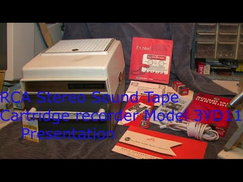 1959 RCA Stereo Sound Tape Cartridge recorder Presentation