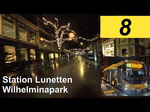 U-OV lijn 8: Station Lunetten - Wilhelminapark | Qbuzz Utrecht | Qbuzz 4832 | 2024