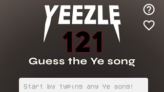 Can I solve Yeezle 121?