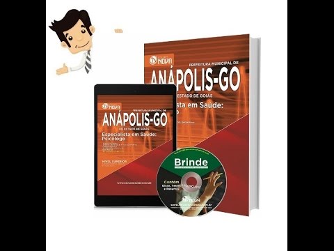 Apostila do Concurso Anápolis 2016 - Especialista em Saúde : Psicólogo
