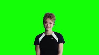 Milchick "hello" Natalie "the board says hello" Severance green screen