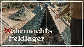 Kleiner Rundgang durch ein Feldlager der Wehrmacht [Reenactment]