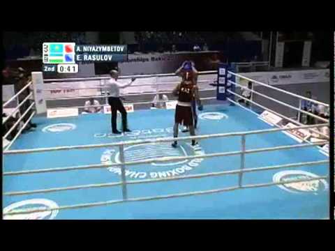 Light Heavy (81kg) SF - Niyazymbetov Adilbek (KAZ) VS Rasulov Elshod (UZB) - 2011 AIBA World Champs