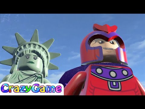 #Lego Marvel Super Heroes 100% Guide #11 Talking Liberties (Minikits, Stan Lee)