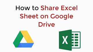 How to Share Excel Sheet on Google Drive (2021)