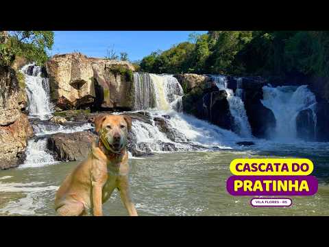 😱ATENÇÃO!!! ÚNICA cascata de ACESSO FÁCIL em Vila Flores: Cascata do Pratinha