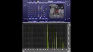 Video thumbnail for X-Tube (1 KHz harmonic test) by Xenium Audio by Sound Universe