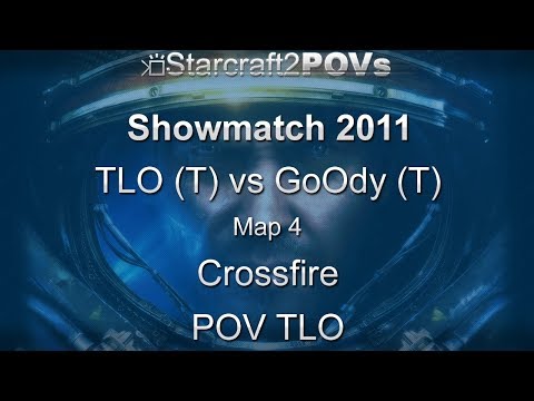 SC2 WoL - TLO vs GoOdy - Showmatch 2011 - Map 4 - Crossfire - TLO