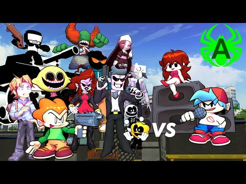 [FNF] Friday Night Funkin' cartoon Animation but its Boyfriend & Girlfriend VS Everyone