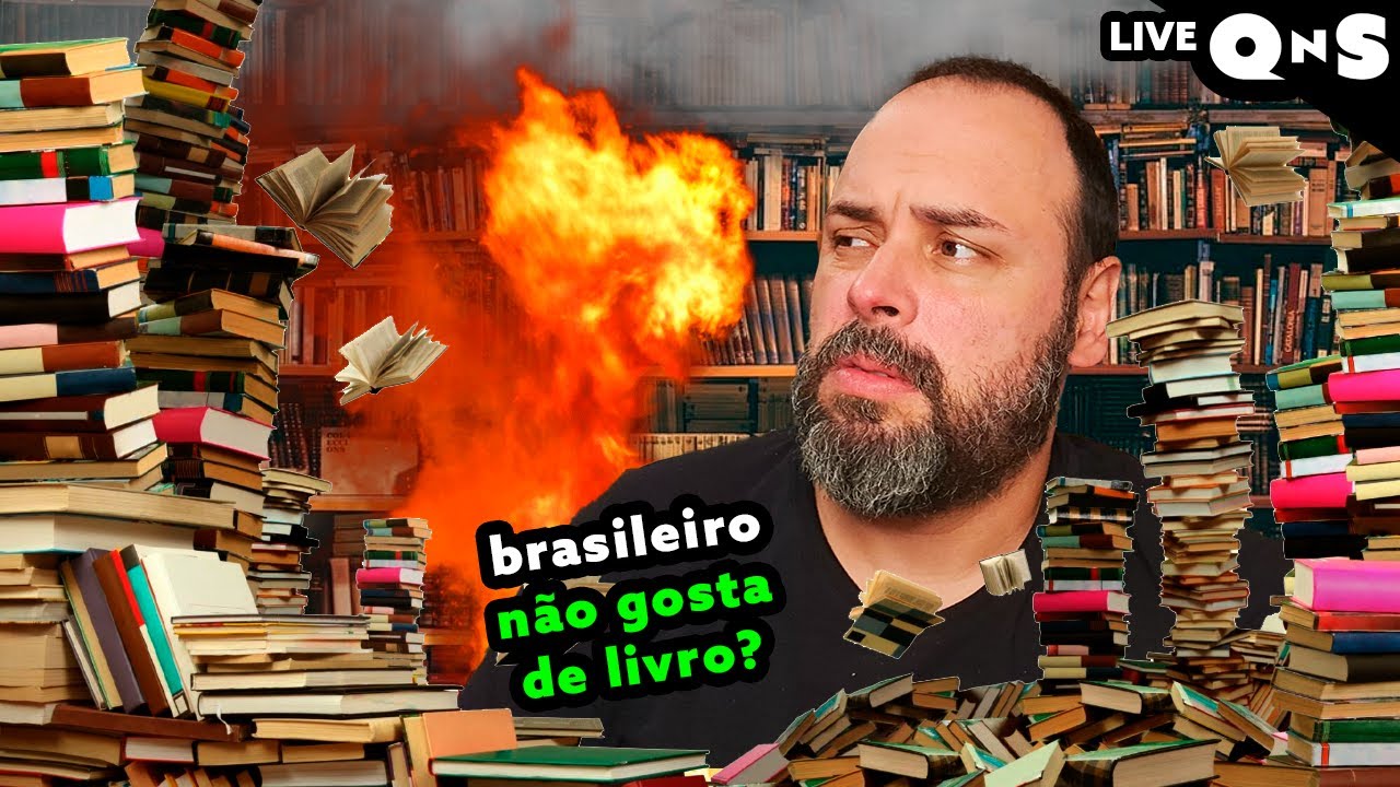 🔴 LIVE DO CAOS: ninguém mais lê livros, o que é er0tismo, prisão do Bolso, gays do passado e plágio
