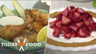 Picnic Fried Chicken and Frozen Strawberry Pie: Get the Recipes!