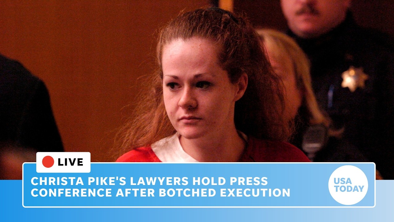 Live: Christa Pike lawyers press conference after botched Tennessee execution attempt