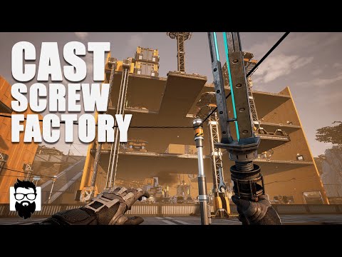 Satisfactory - CAST SCREW FACTORY - BEST ALTERNATE RECIPE! - E13